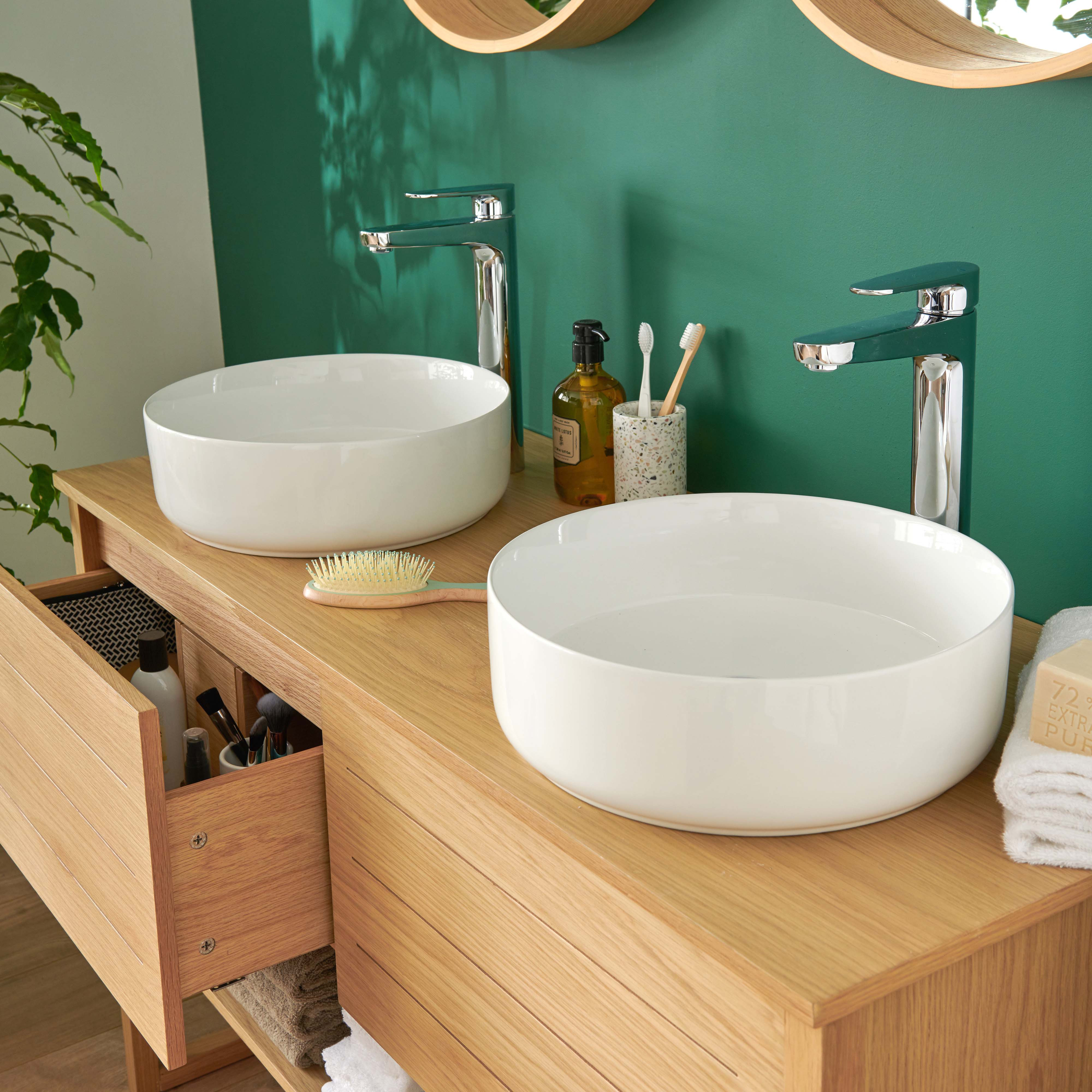 Meuble de salle de bain sous vasque 120 cm ATOLL