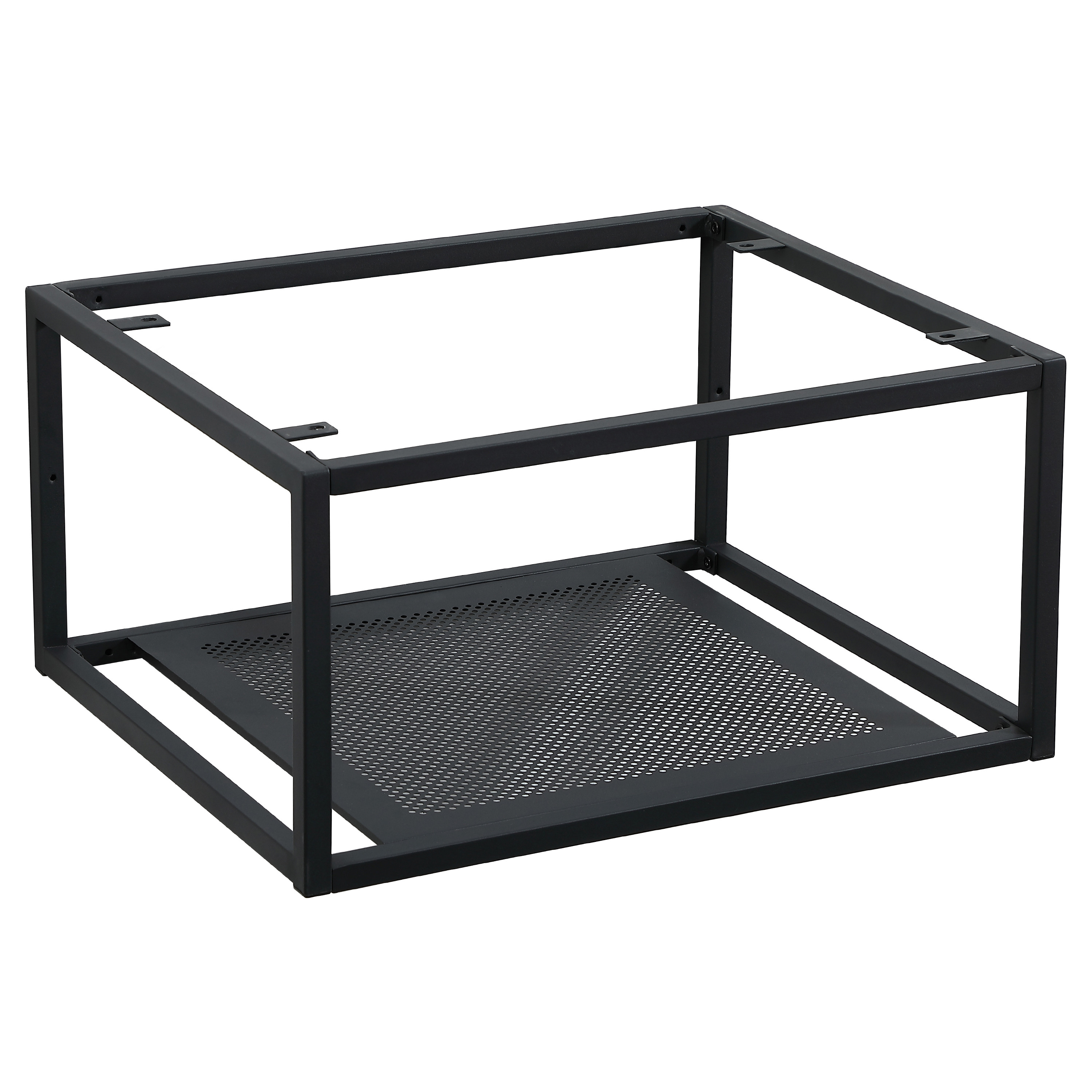 Meuble de salle de bain bois et métal avec vasque et miroir WILL