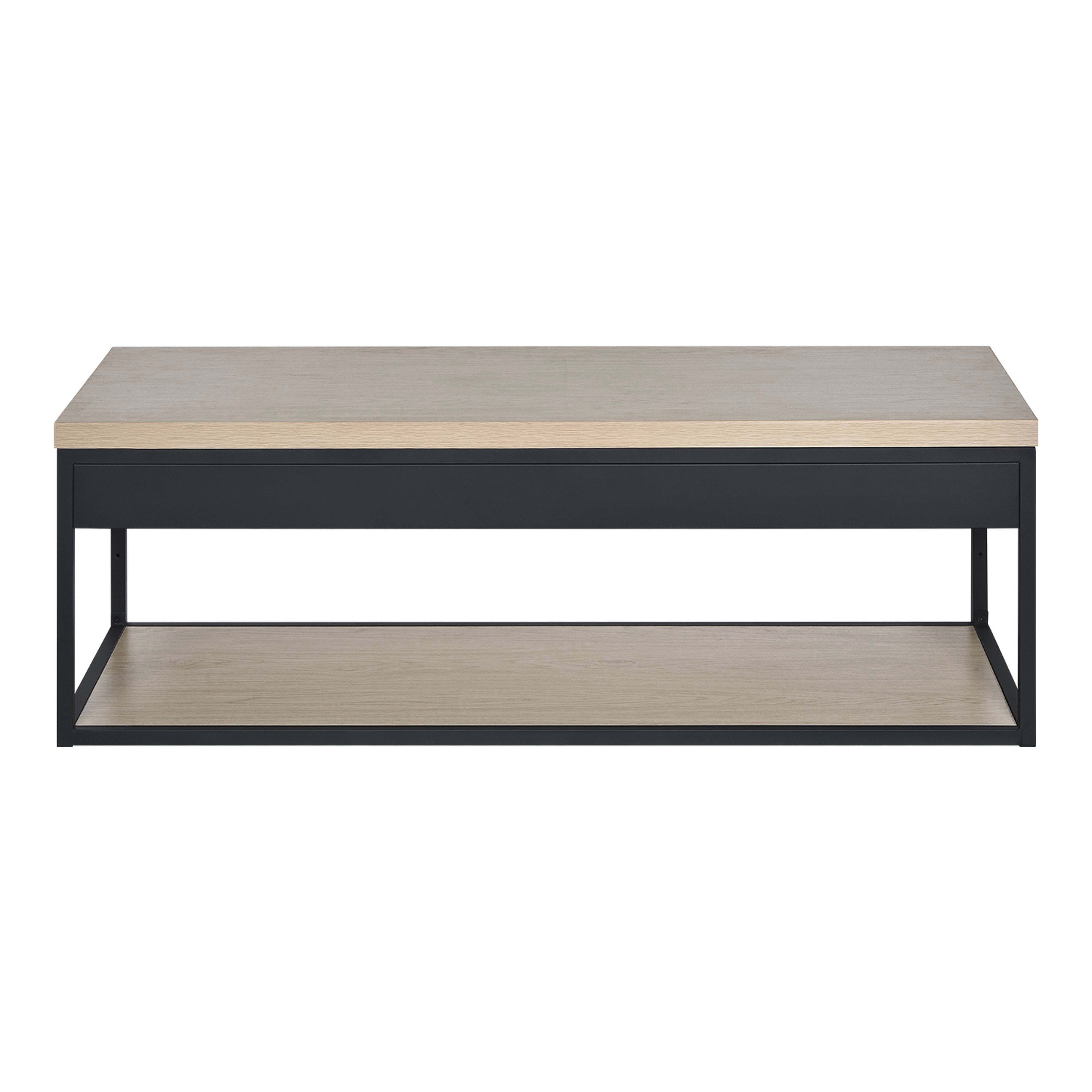 Meuble de salle de bain en métal et bois avec plan 120 cm WILL