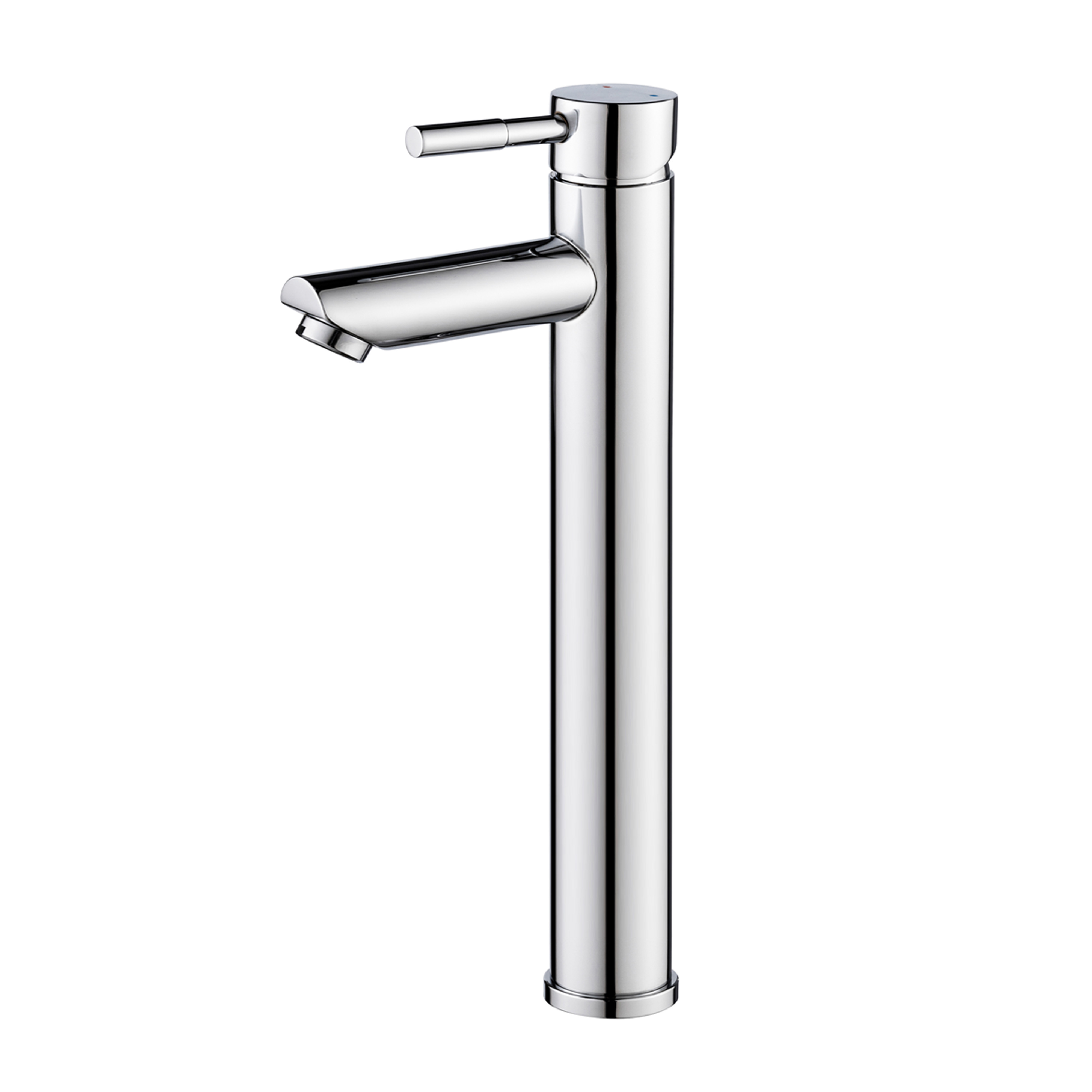 Robinet salle de bain mitigeur lavabo bec haut chromé TAP