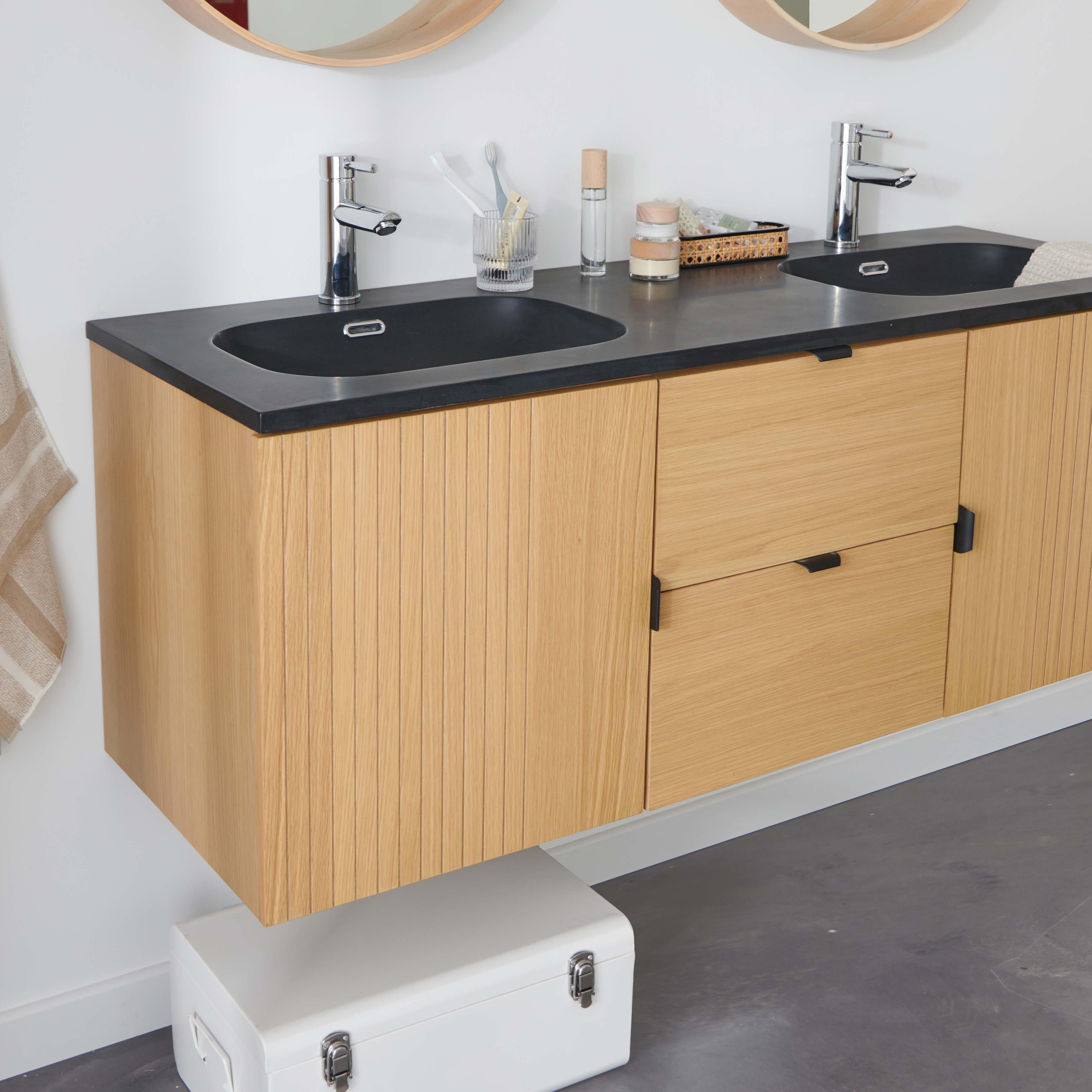 Meuble de salle de bain 140 cm STUDIO avec vasque