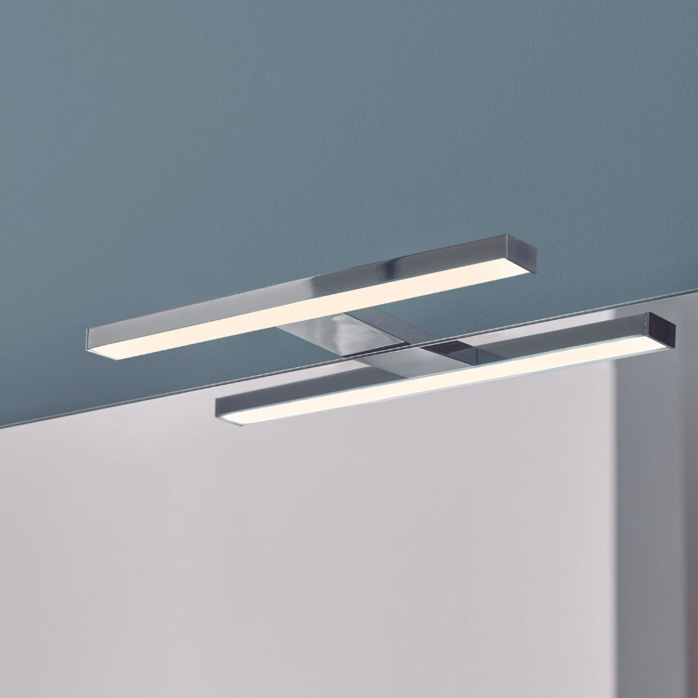 Spot LED SARAY chrome 25 cm pour miroir
