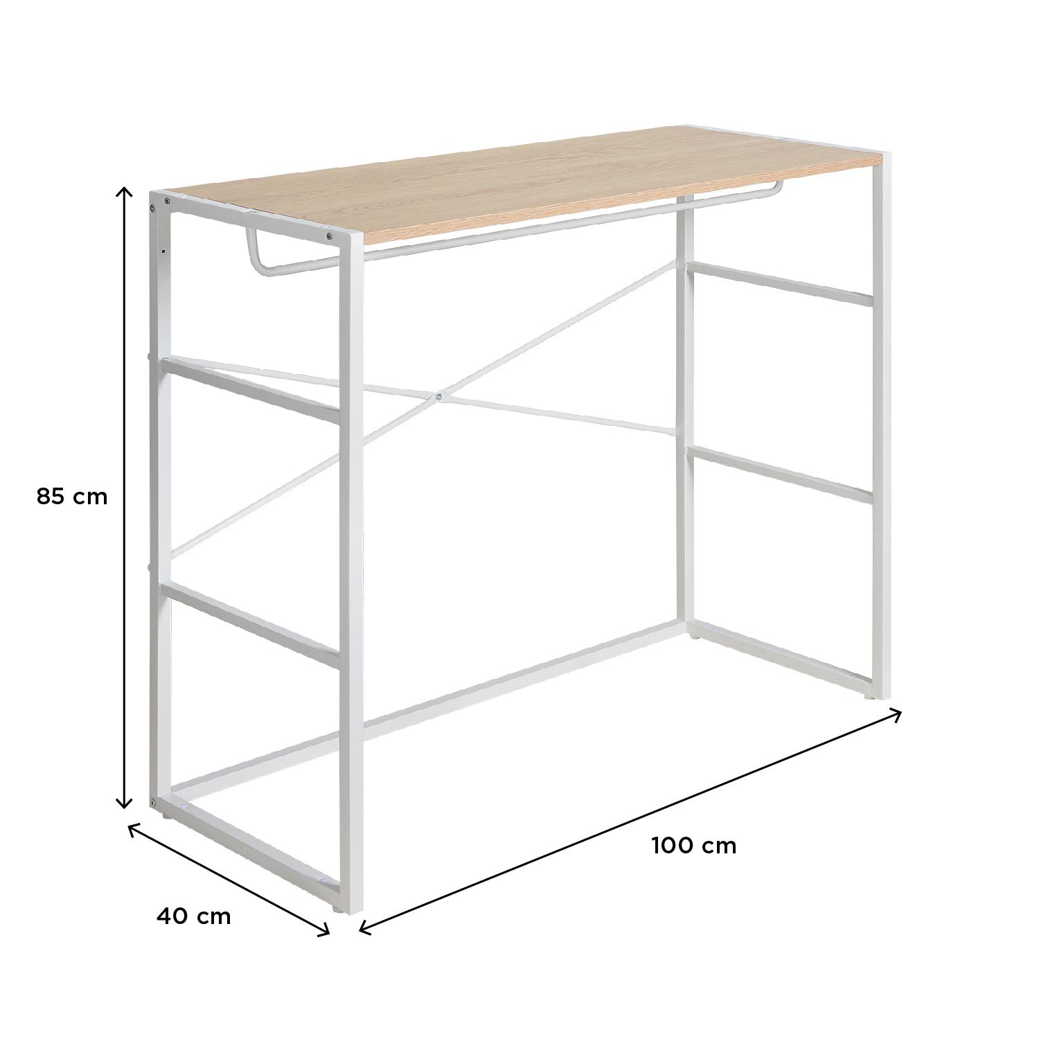 Portant vêtements sous combles penderie L100 x H85 cm