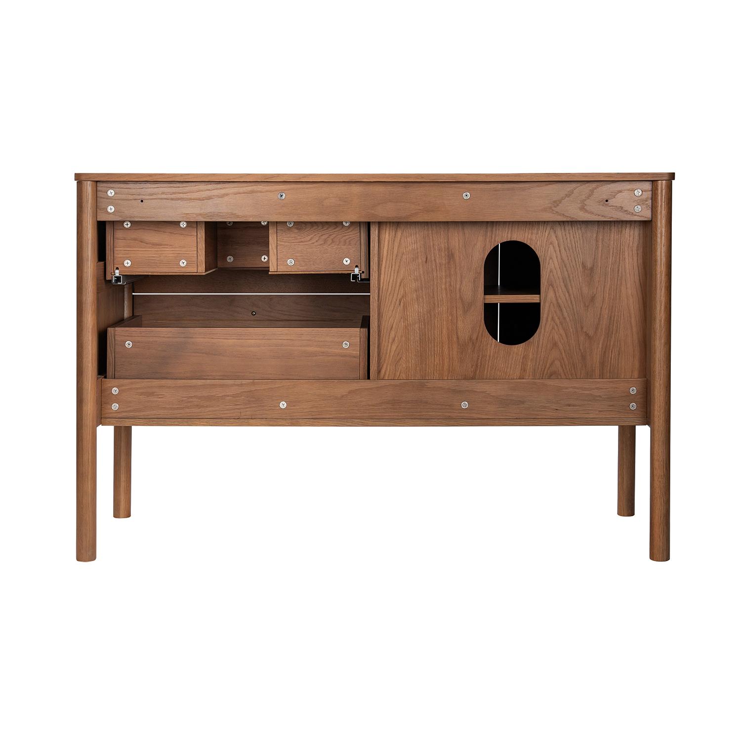 Meuble lave-mains noyer