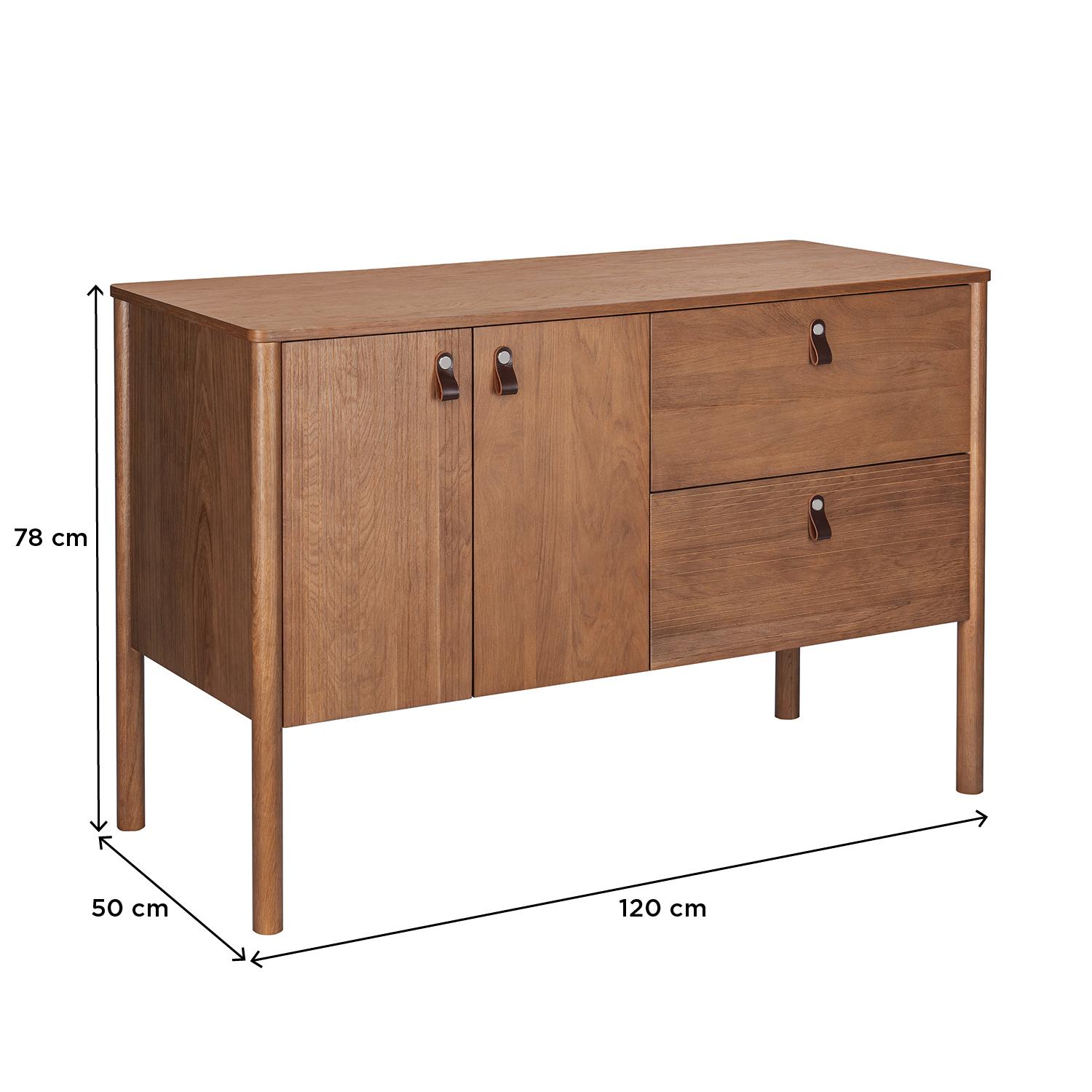 Meuble lave-mains noyer