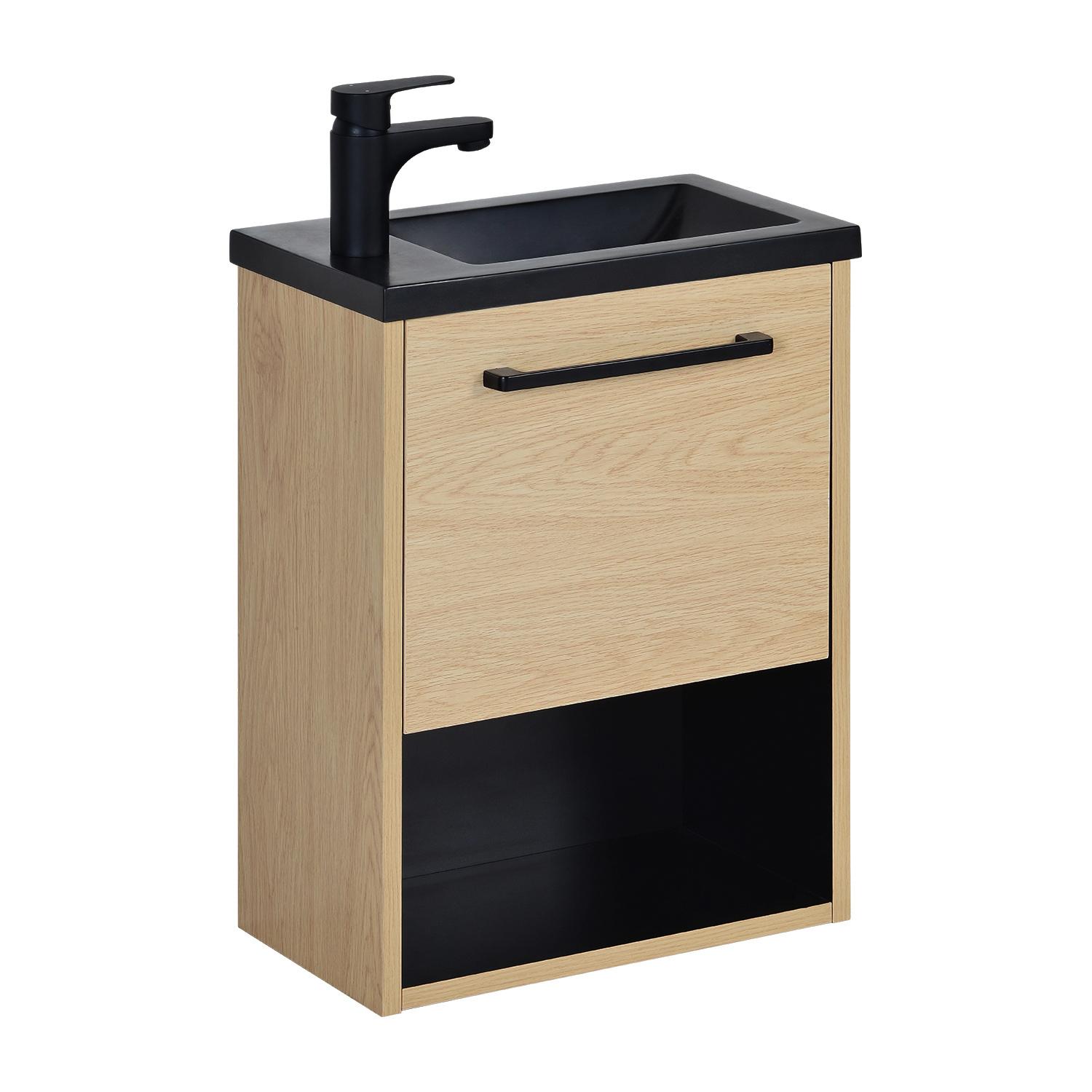 Ensemble meuble lave-mains + robinet GRIFO