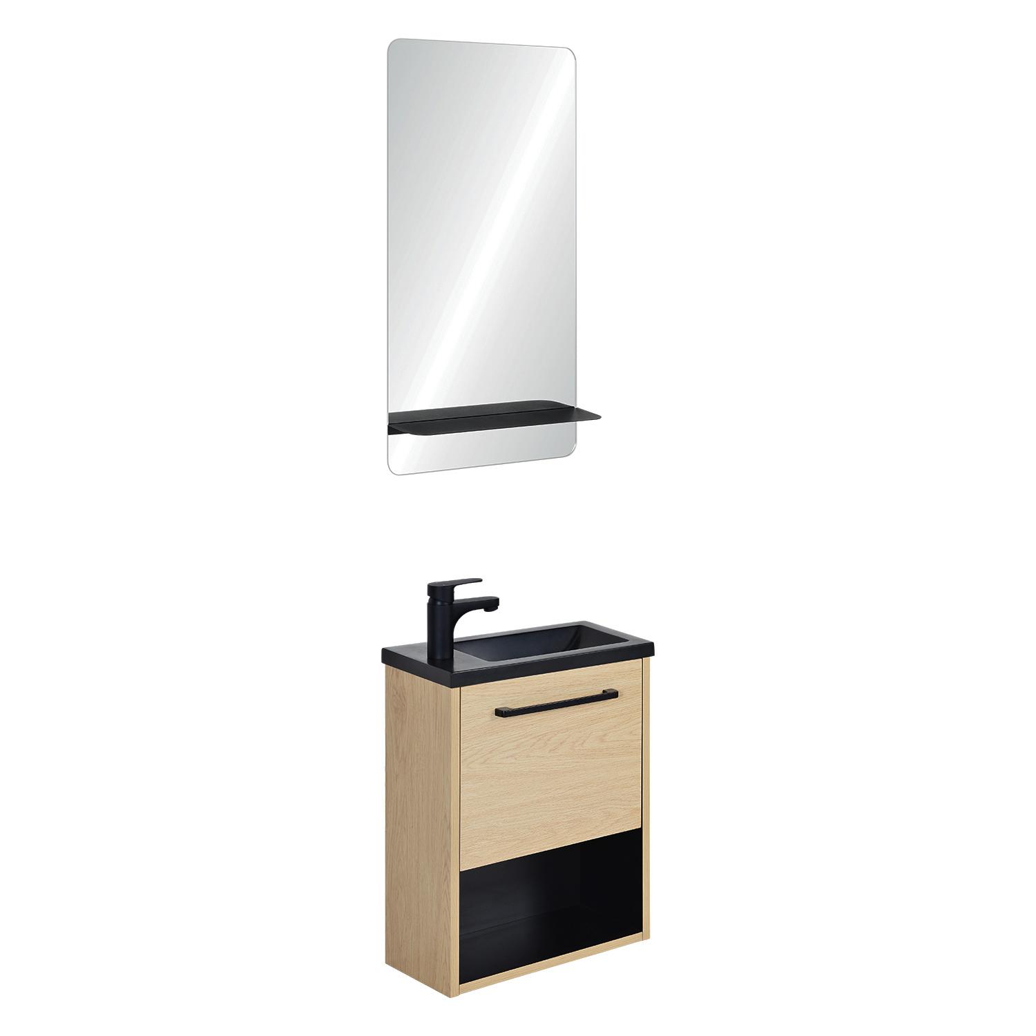 Ensemble meuble lave-mains + Miroir SIMONA