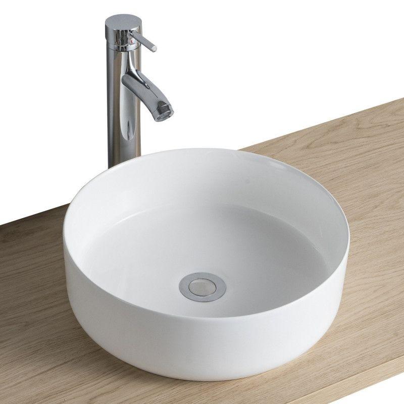 Ensemble meuble simple vasque 60 cm + vasque DIEGO + robinet ROB