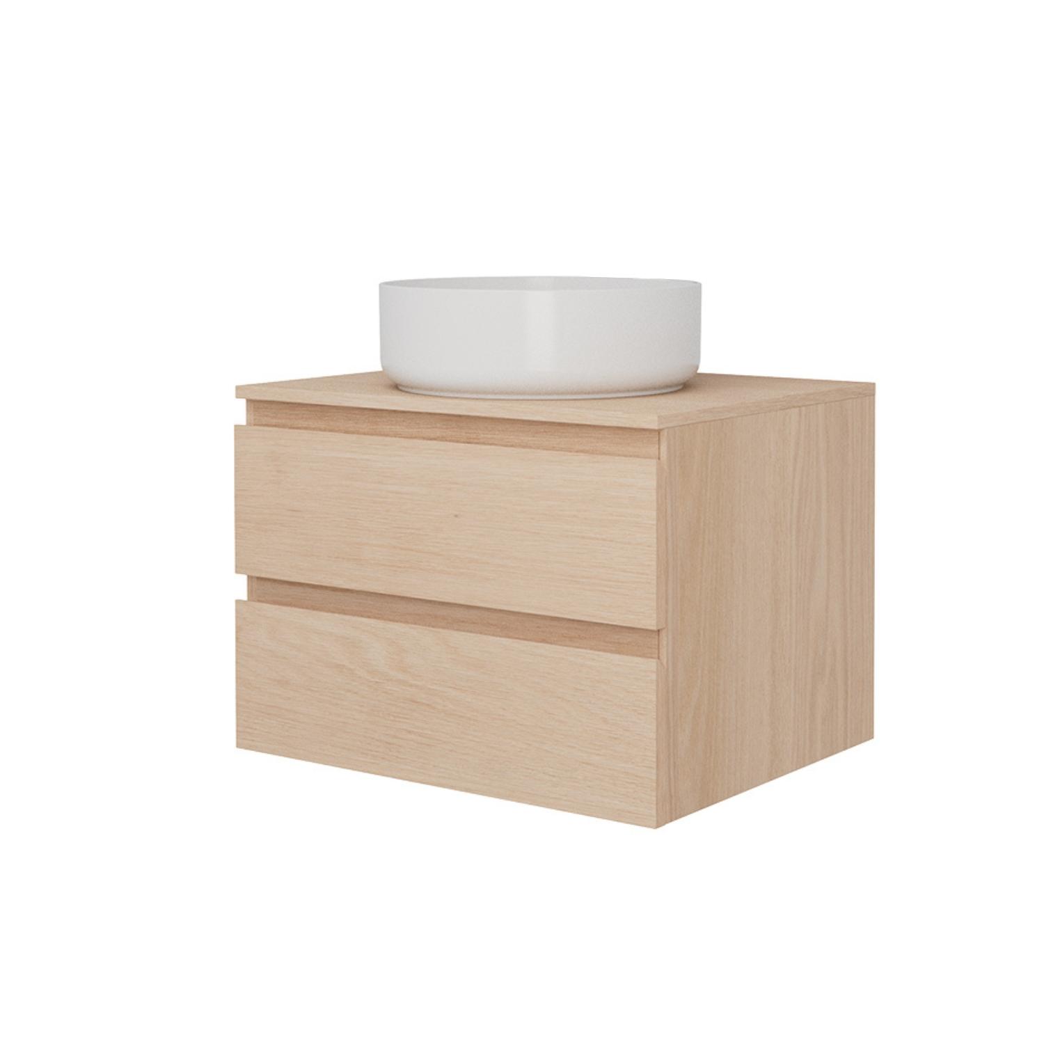 Ensemble meuble simple vasque 60 cm + vasque DIEGO