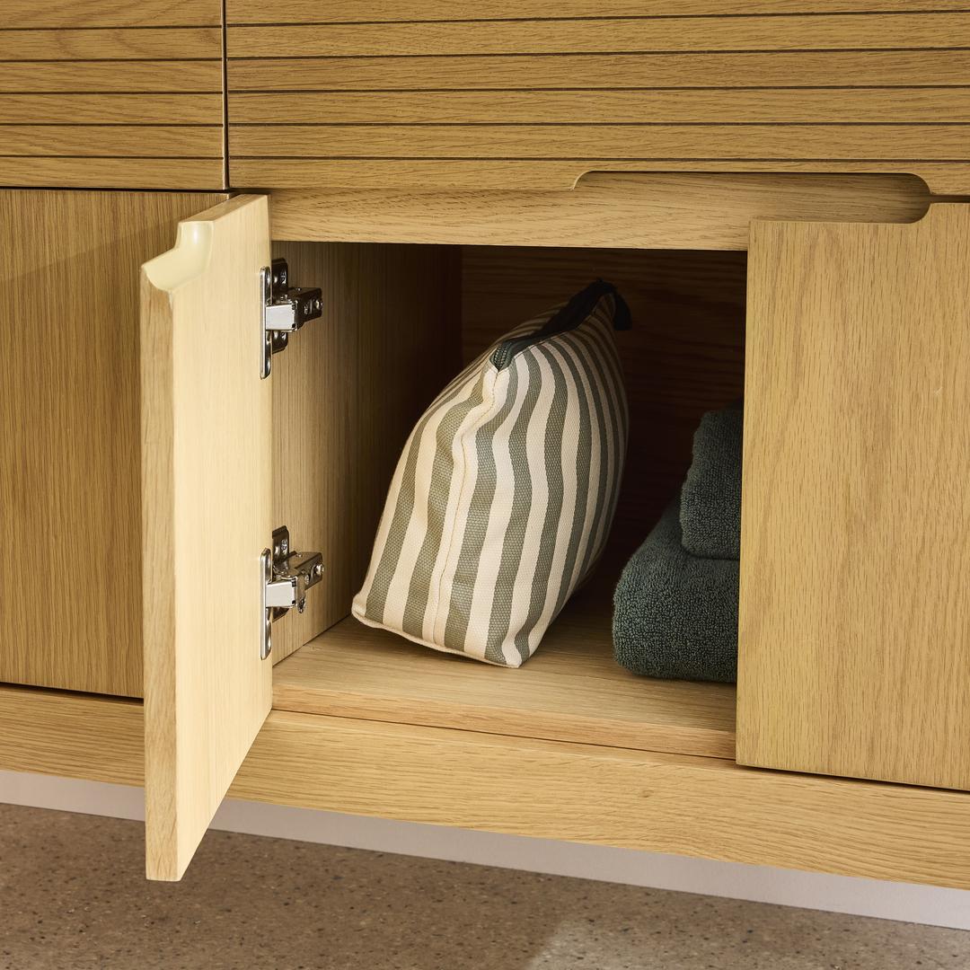 Ensemble meuble double vasque 120cm ALASKA + vasque DIEGO