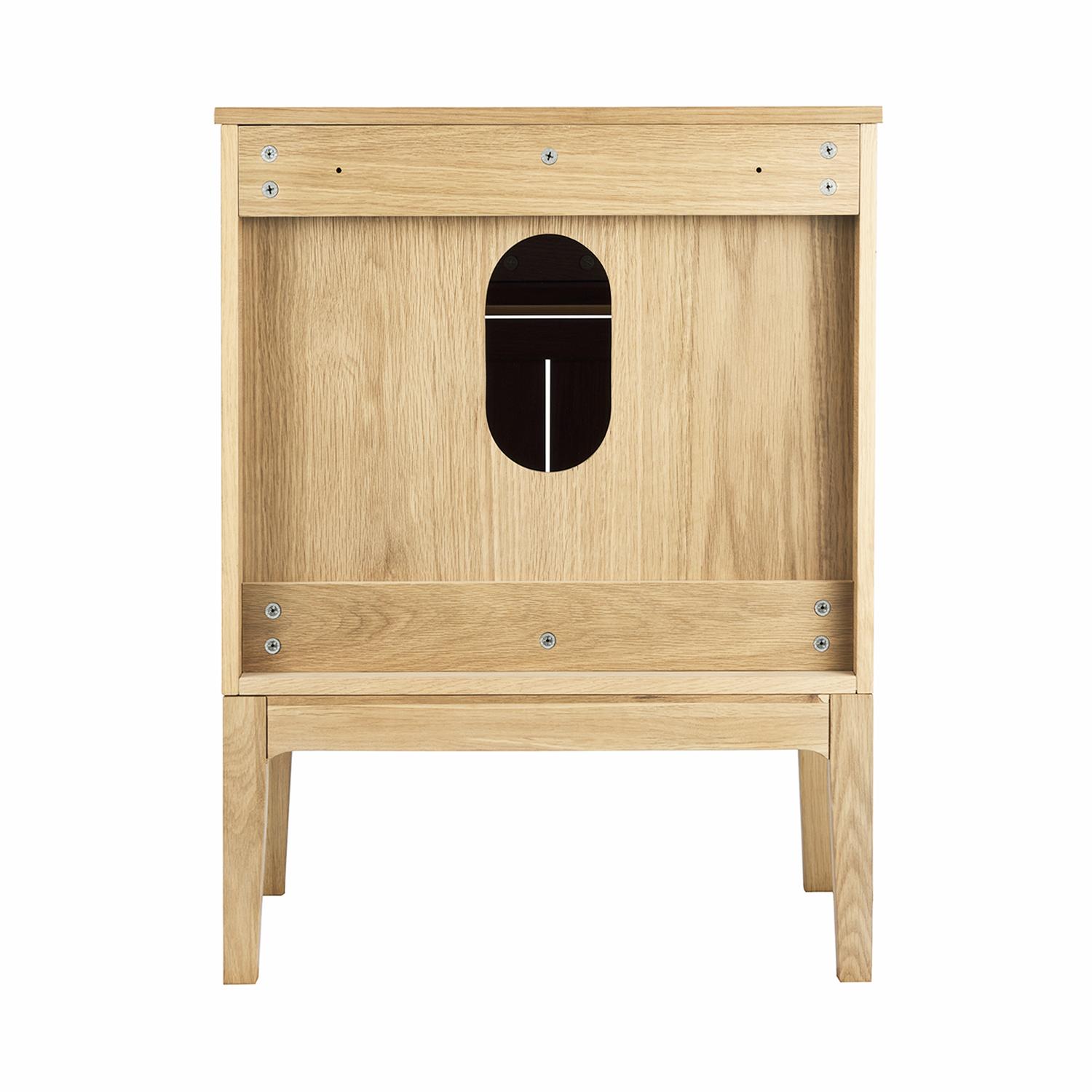 Ensemble meuble double vasque 60cm ALASKA + vasque DIEGO