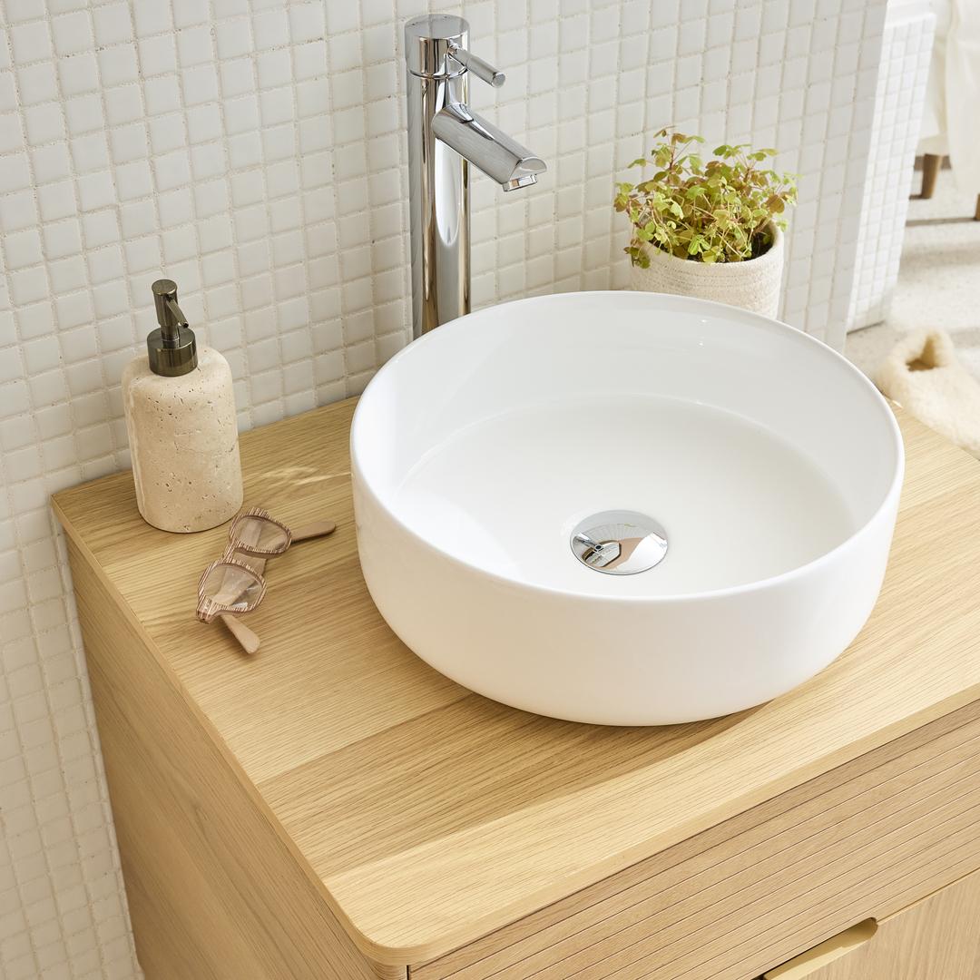 Ensemble meuble double vasque 60cm ALASKA + vasque DIEGO
