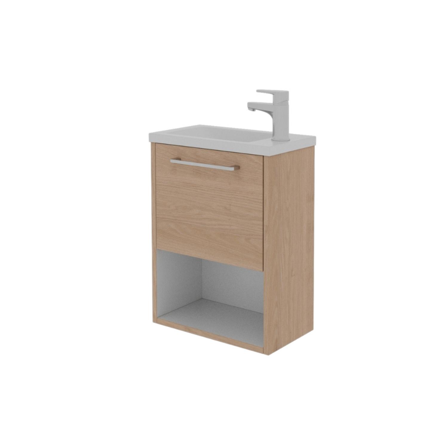 Ensemble meuble lave-mains NIKA + robinet TAP