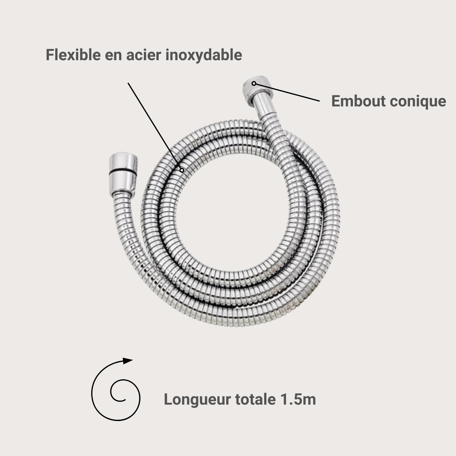 Flexible en acier inoxydable AXON