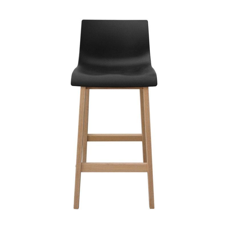 Lot de tabouret de bar en chêne 65cm TANNA
