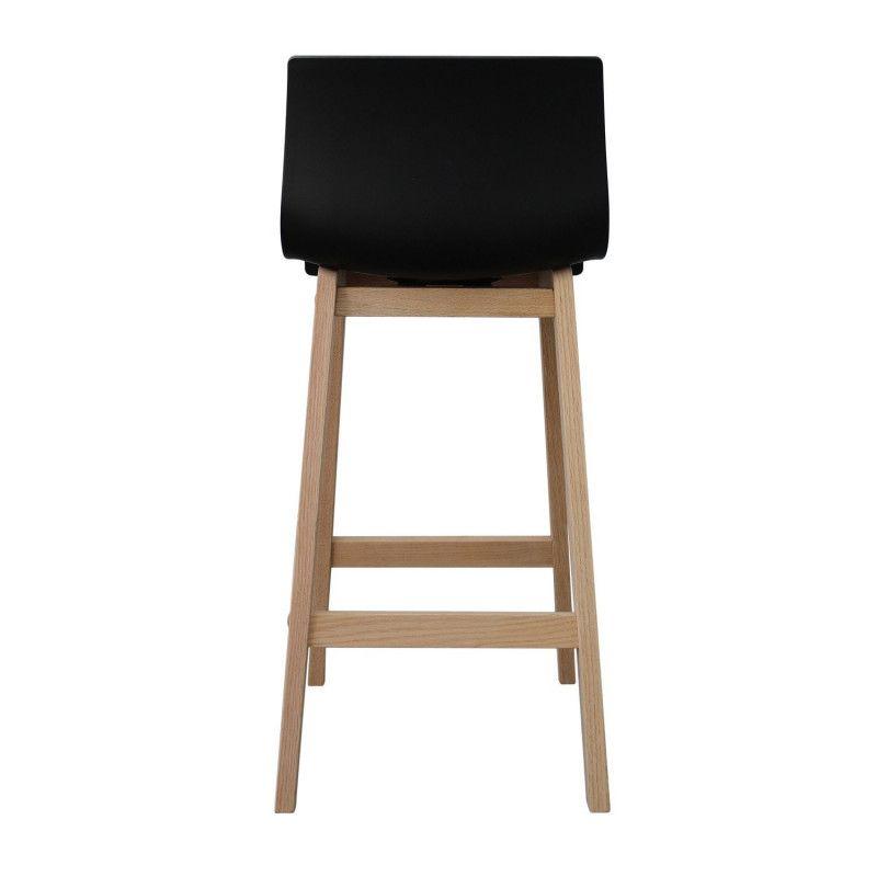 Lot de tabouret de bar en chêne 65cm TANNA