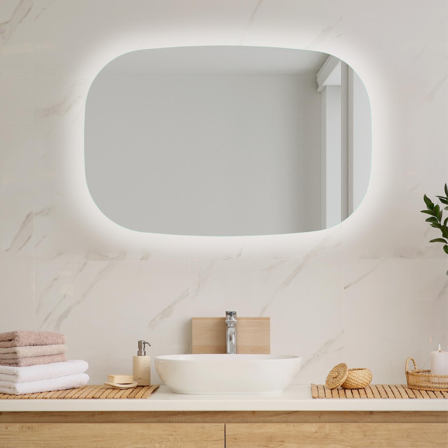 Miroir LED 52x80 cm ANIA