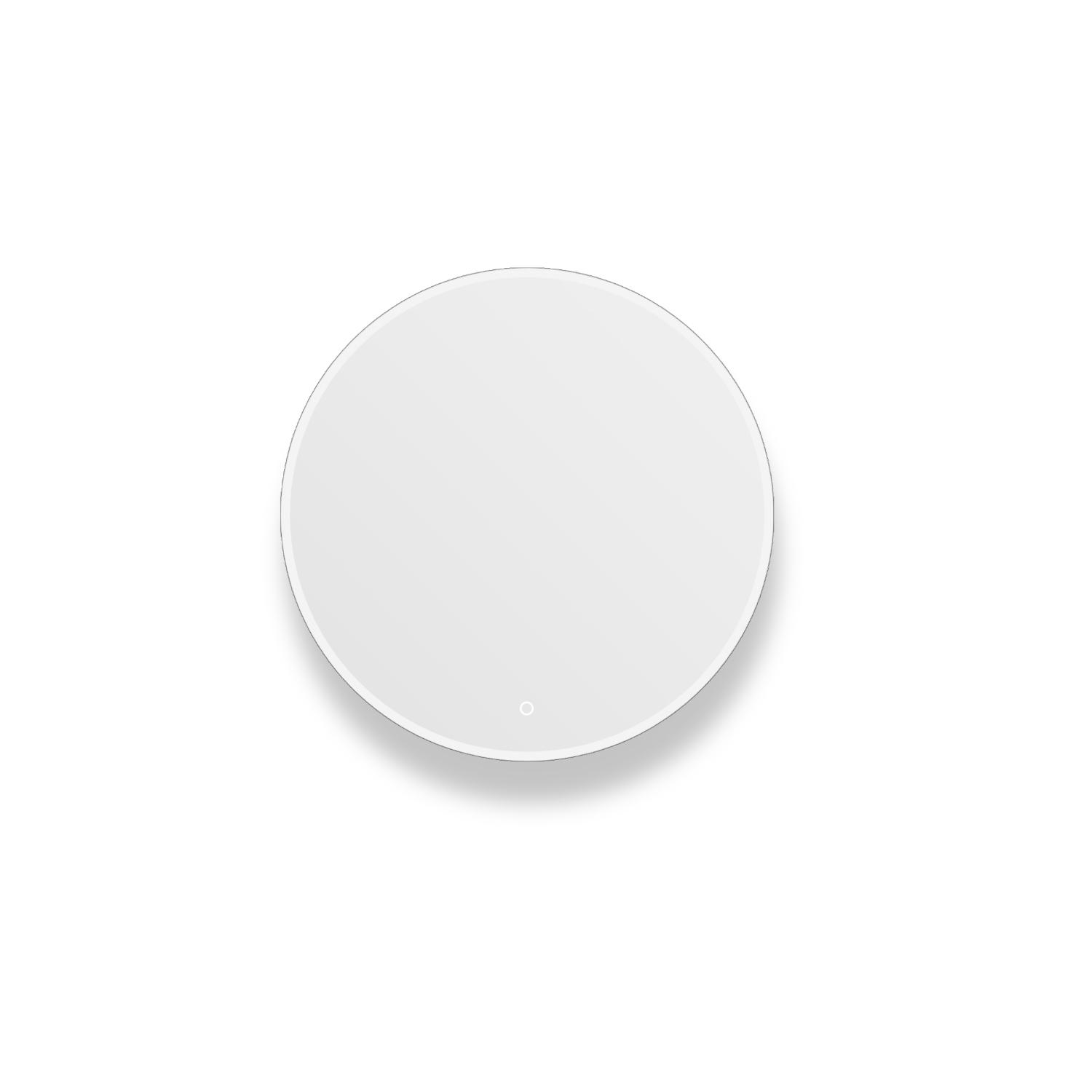 Miroir LED rond avec cadre rétroéclairé