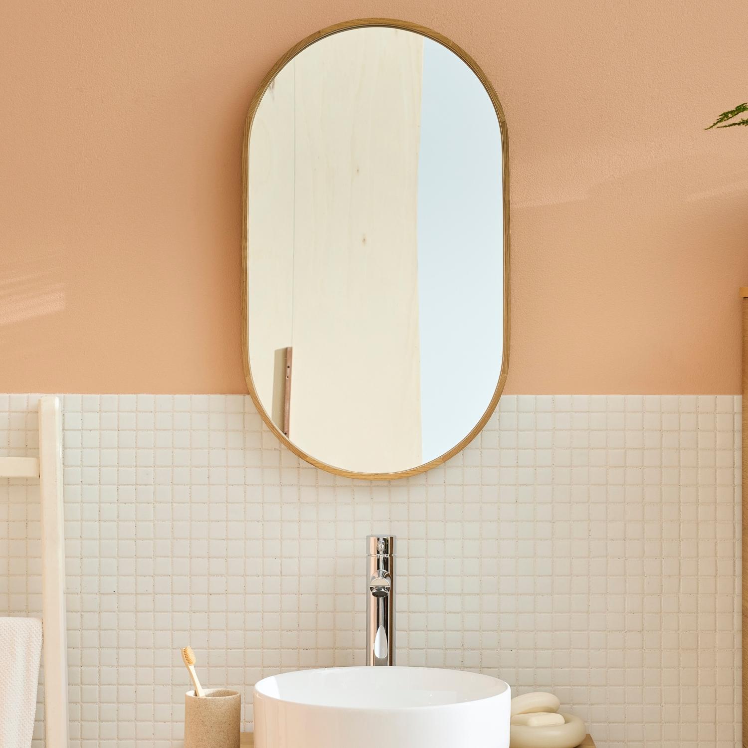 Miroir ovale 40x70 cm PEPPER