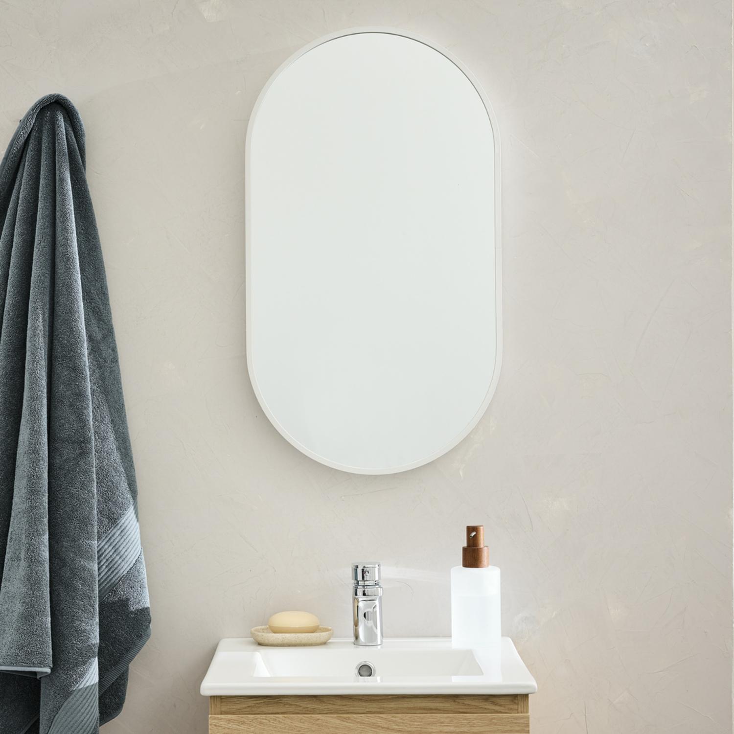 Miroir ovale 40x70 cm PEPPER