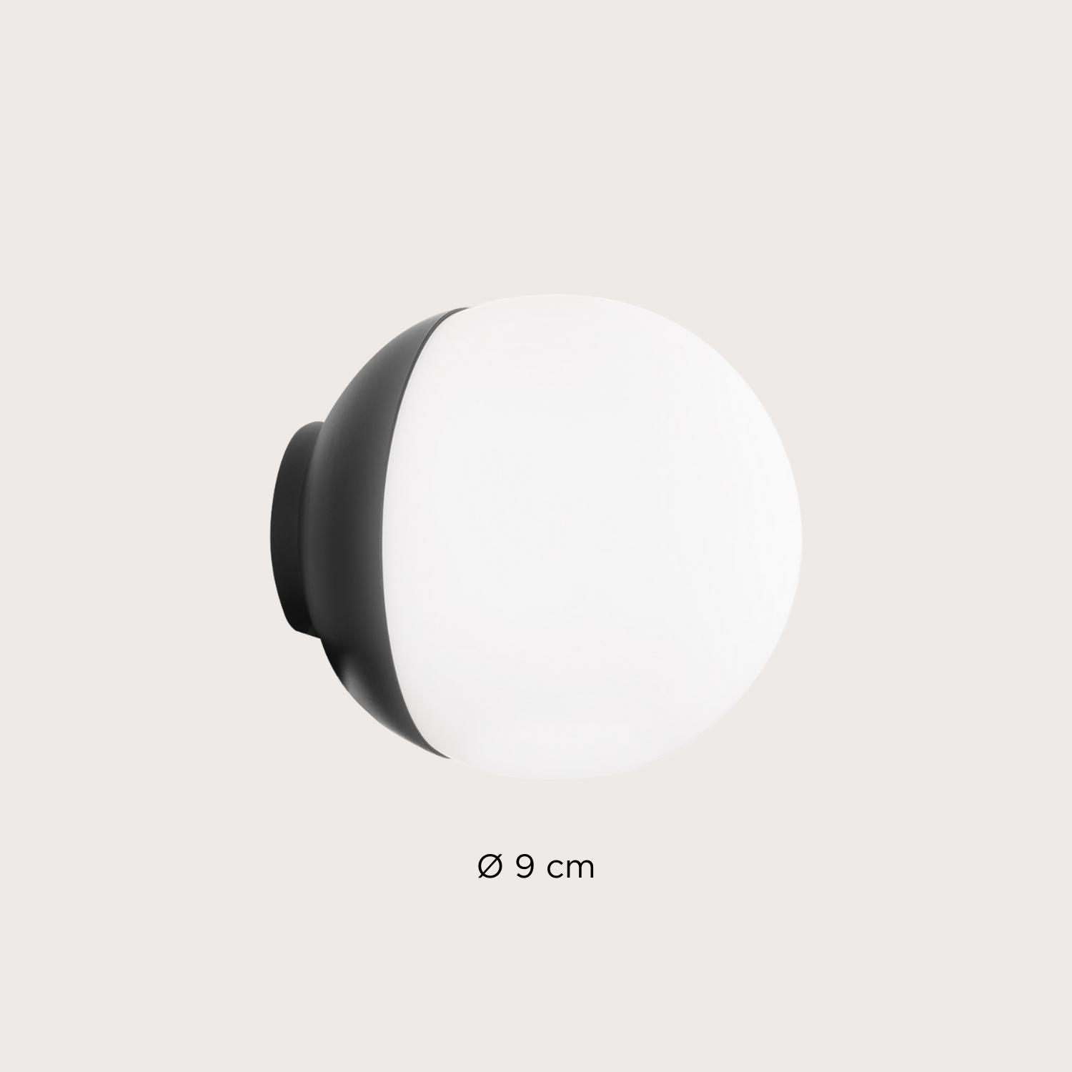 Spot LED noir 9 cm SCARLETT