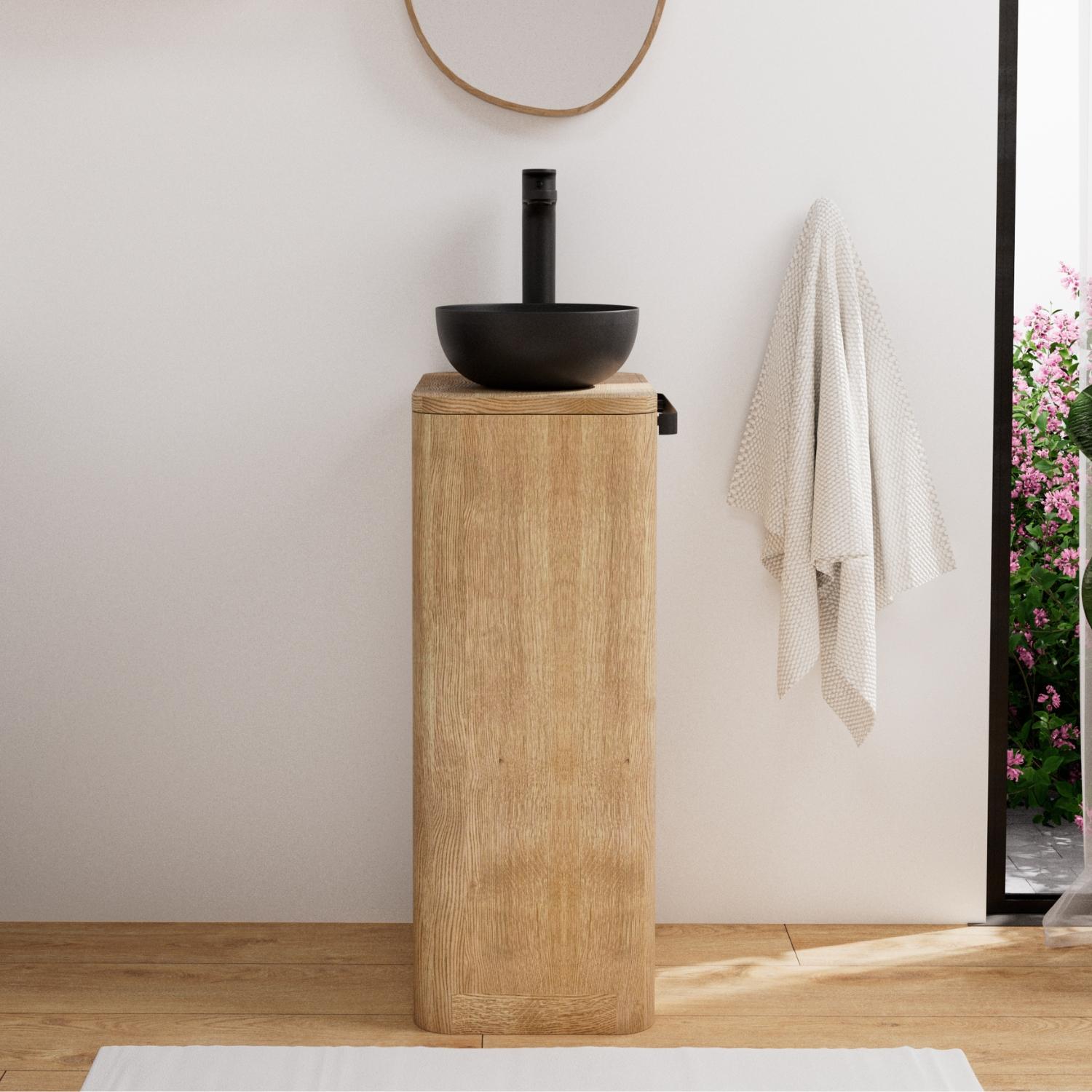 Ensemble meuble lave-mains TOM + vasque MAUD