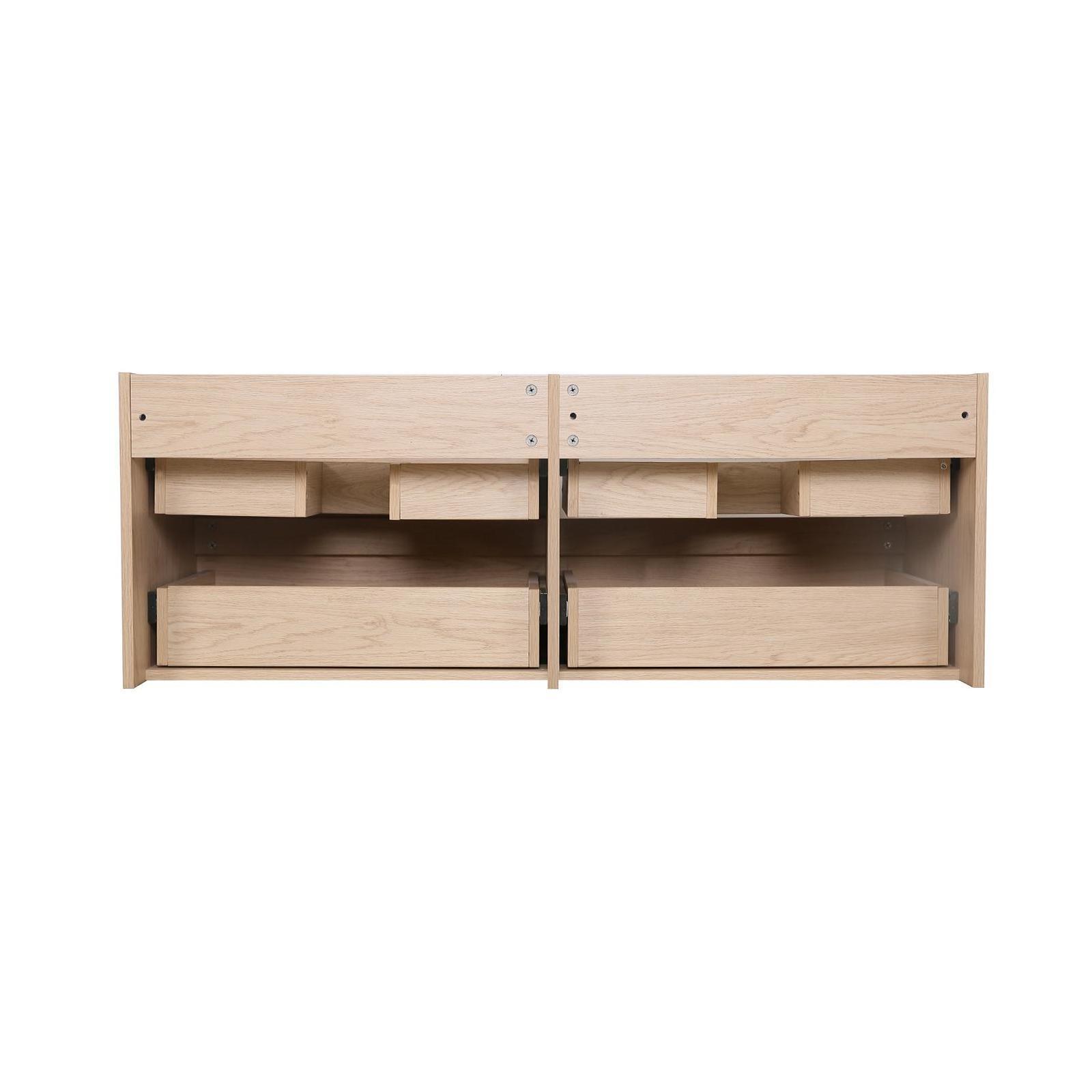 Meuble double vasque blanc  120cm  + plan double vasque
