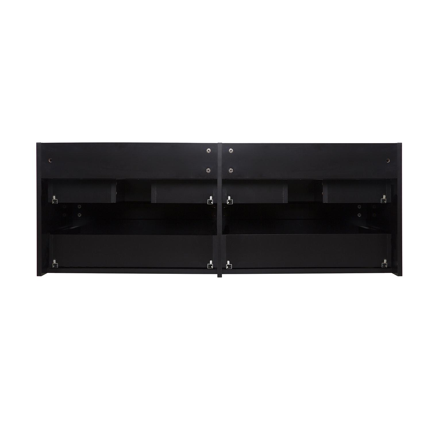 Ensemble double vasque 120cm avec plan céramique et robinets chromés