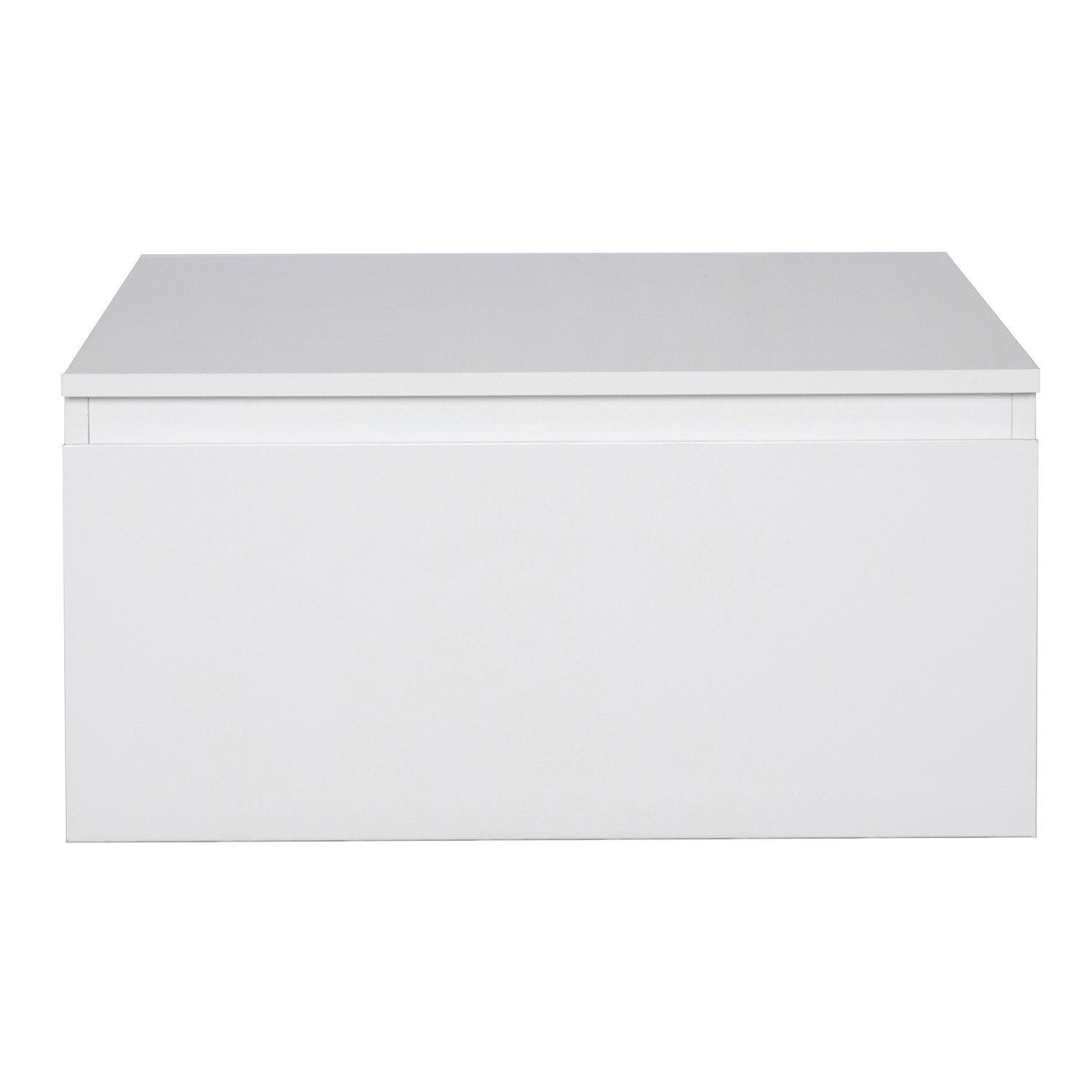 Meuble tiroir / Module de rangement WILL - Décor Chêne ou Blanc Laqué