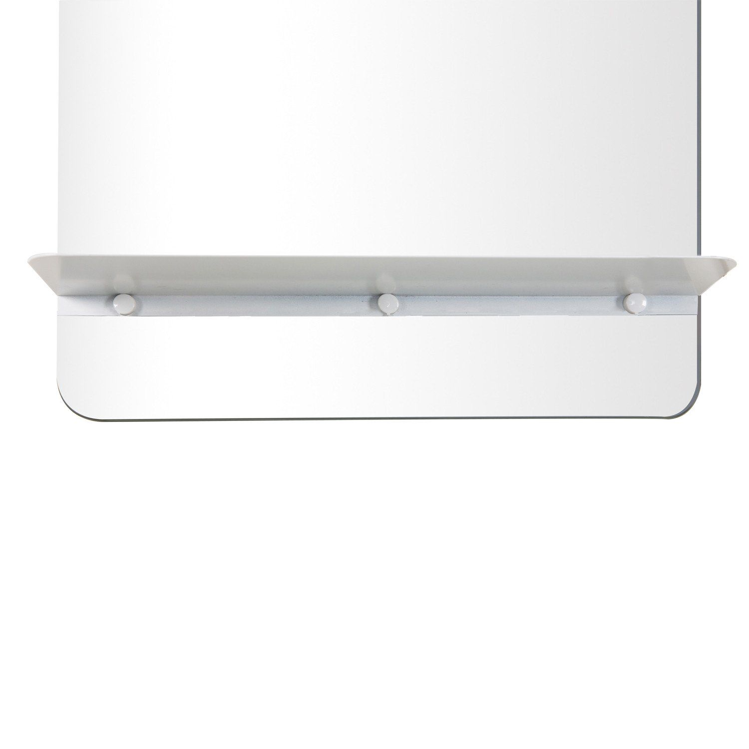 Ensemble de Salle de Bain WILL - Plan suspendu 60 cm x 2 + Equerres invisibles + Vasque + Miroir
