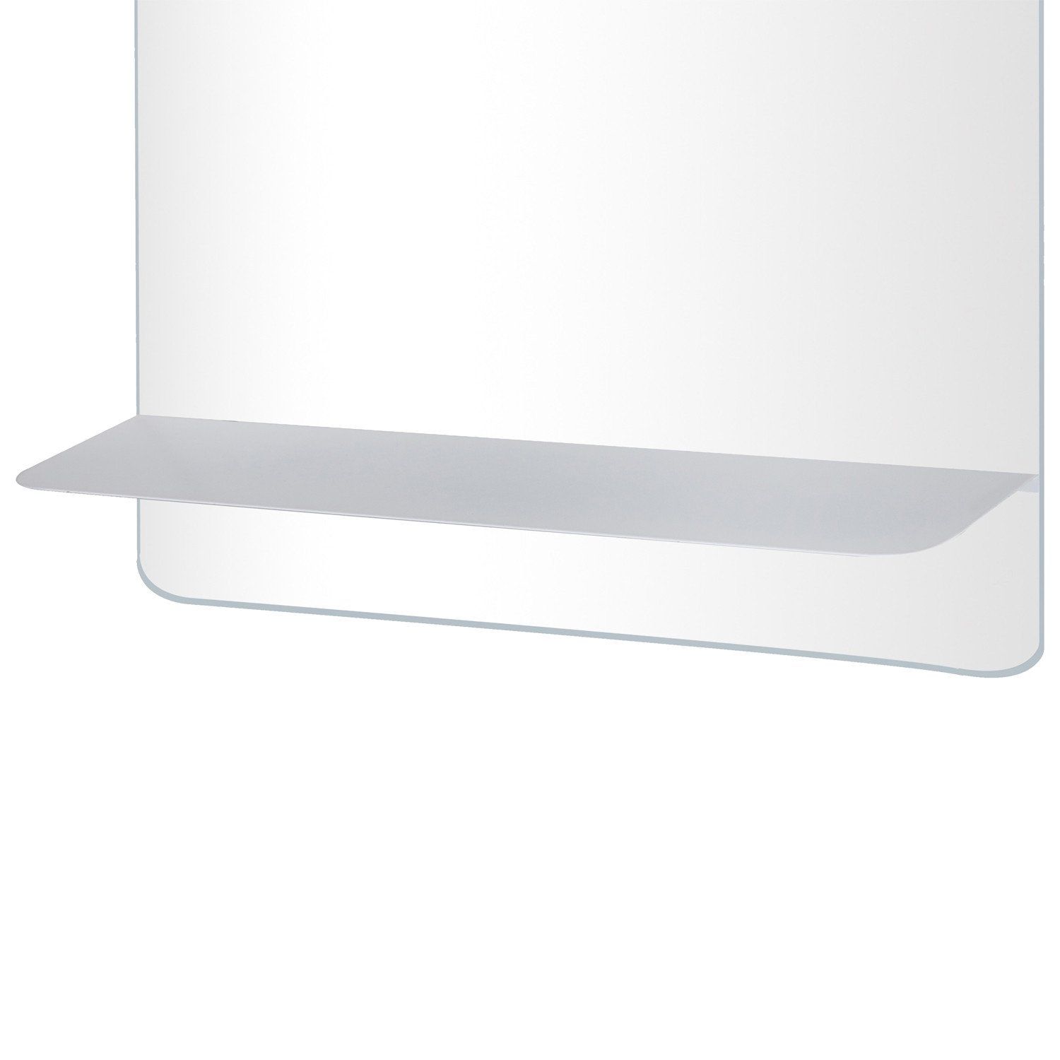 Ensemble de Salle de Bain WILL - Plan suspendu 120 cm + Equerres invisibles + 2 Vasques + 2 Miroirs