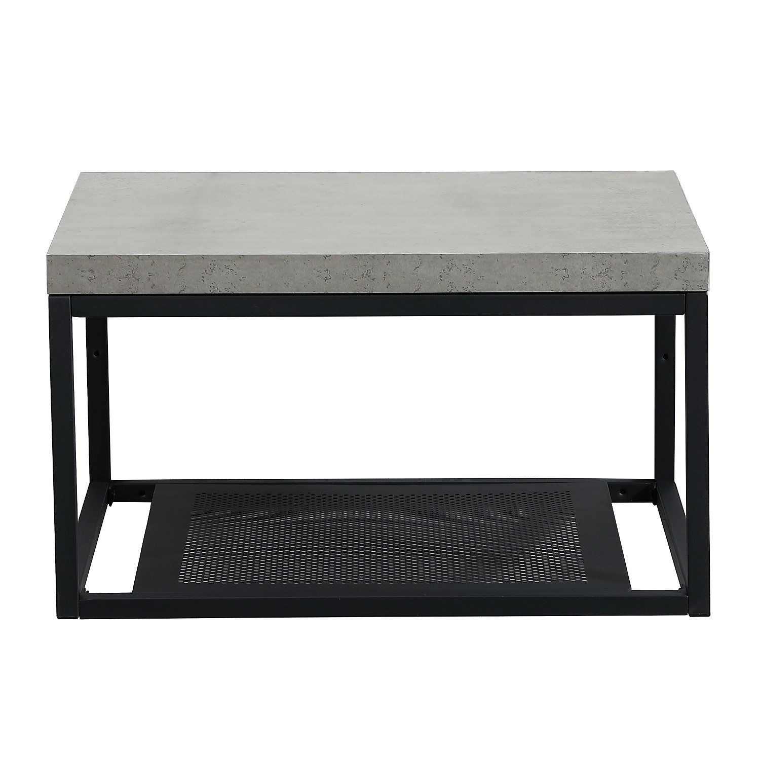 Ensemble de Salle de Bain WILL - Plan de toilette suspendu 60 cm + Structure métal Noir Mat + Vasque