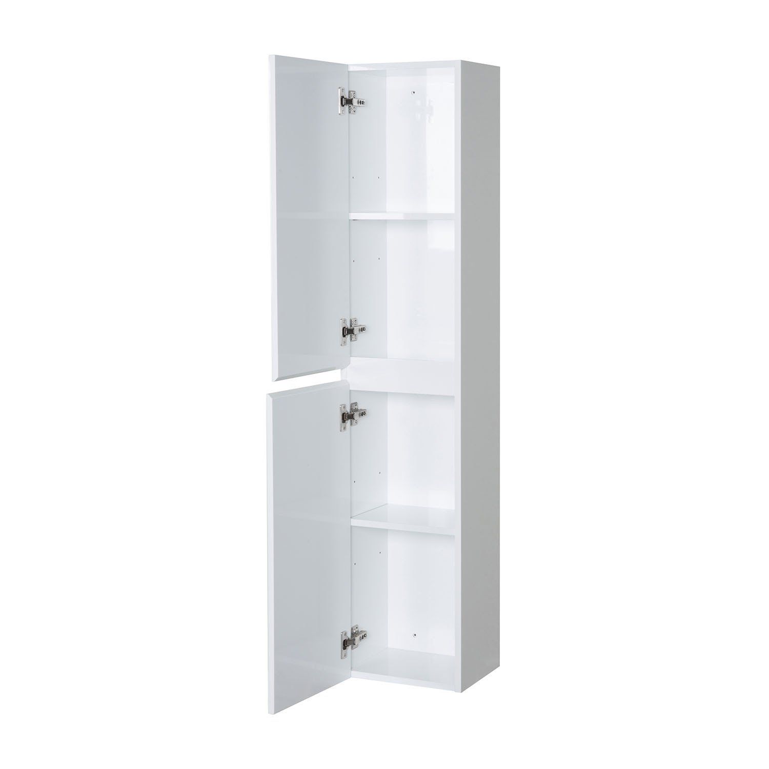 Ensemble de Salle de Bain WILL - Plan suspendu 120 cm + Equerres invisibles + 2 Vasques + 2 Miroirs