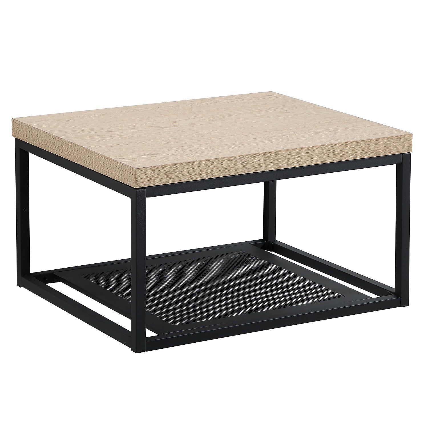 Structure métal - Support à suspendre Métal Noir Mat pour Plan de toilette Salle de Bain - 60 cm WIL