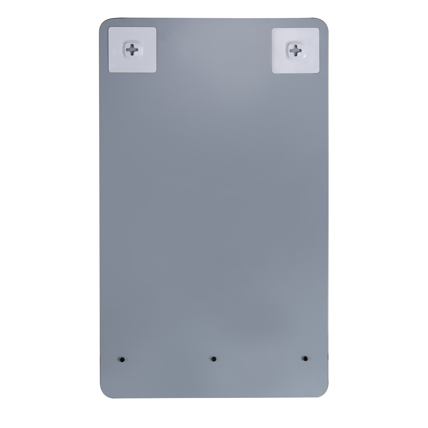 Meuble Lave-mains Blanc avec vasque Blanche HAMPTON + Miroir