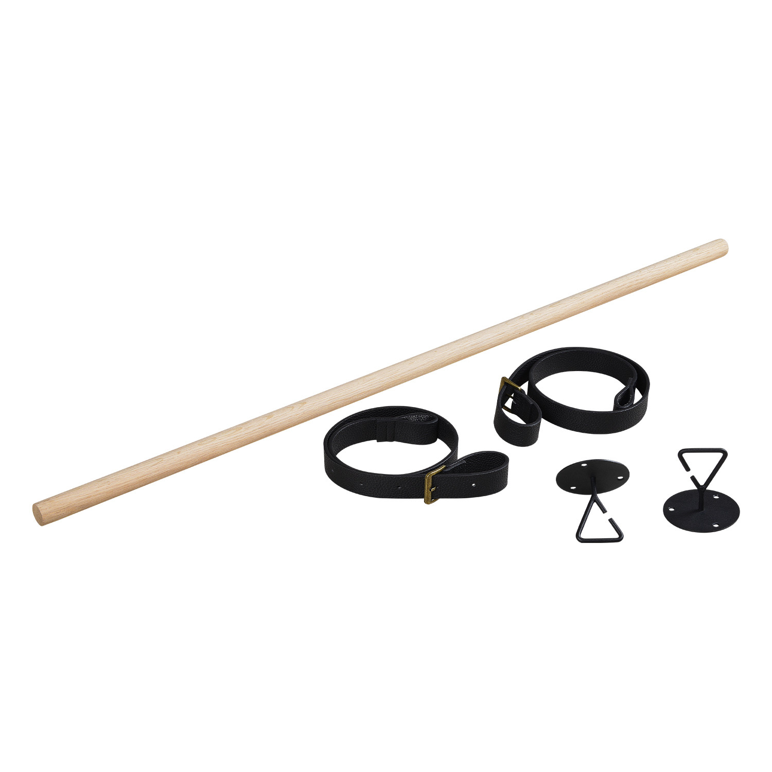 Kit penderie VIKY effet cuir - Penderie suspendue sous plafond