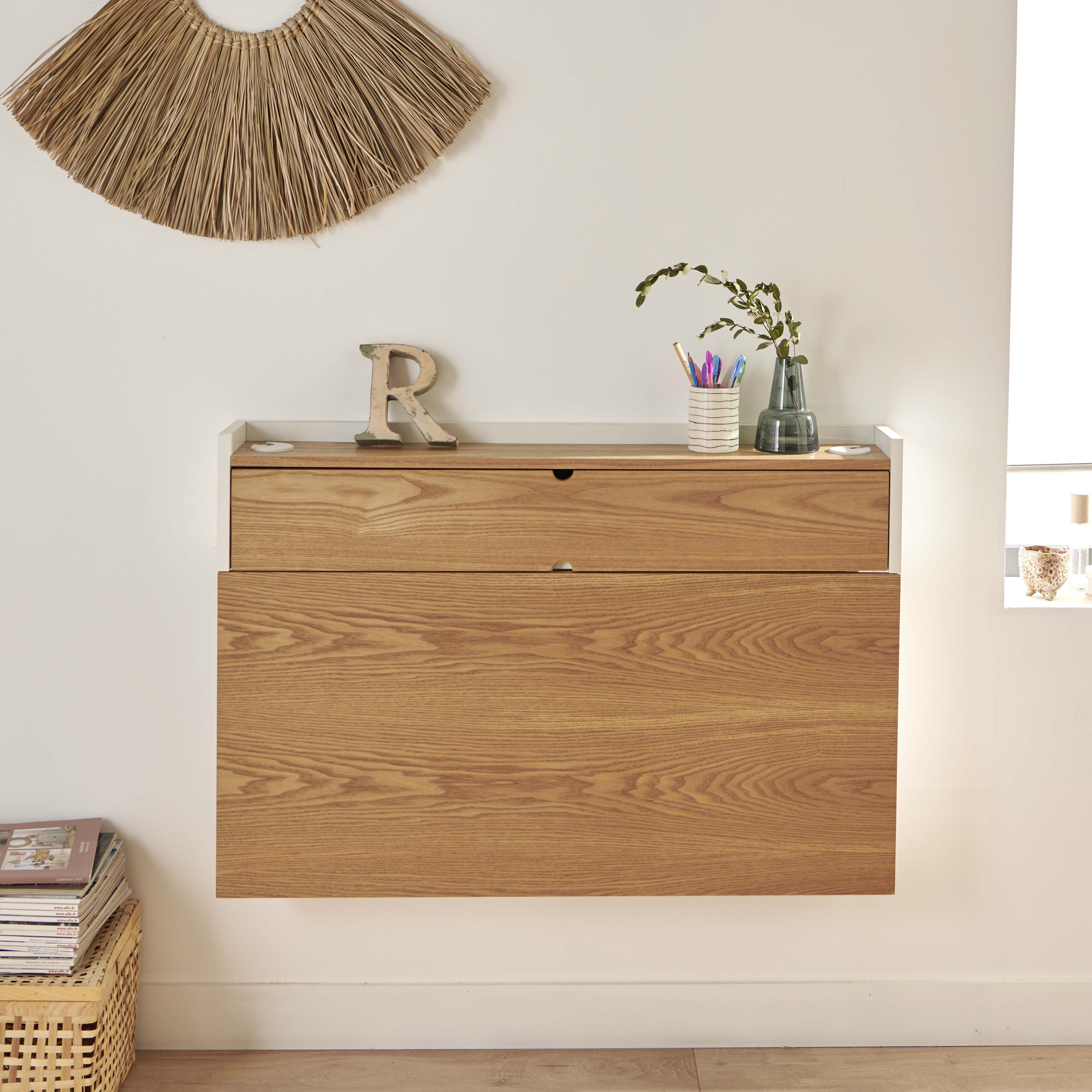 Bureau Bois Design 100 cm  U-LINE