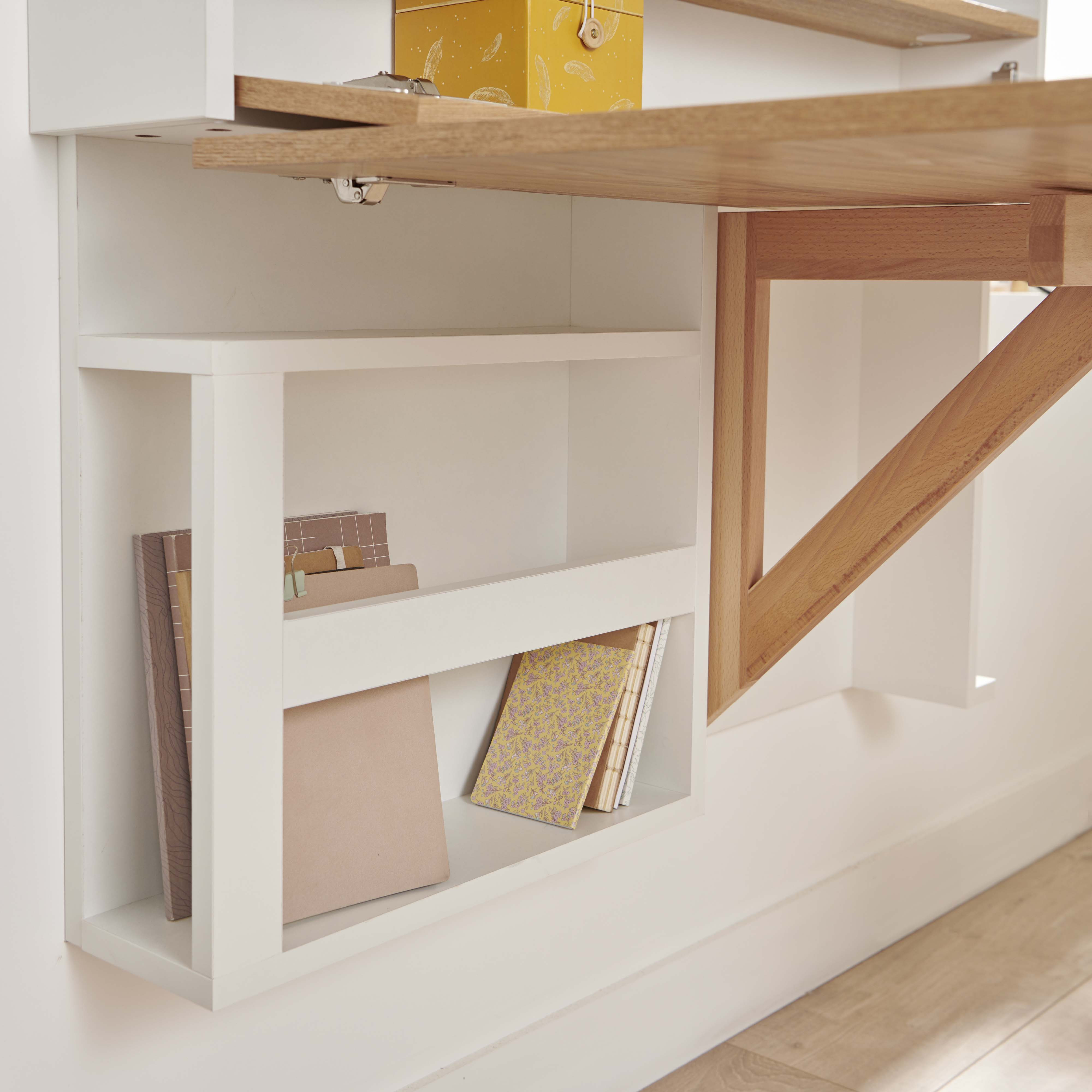 Bureau Bois Design 100 cm  U-LINE