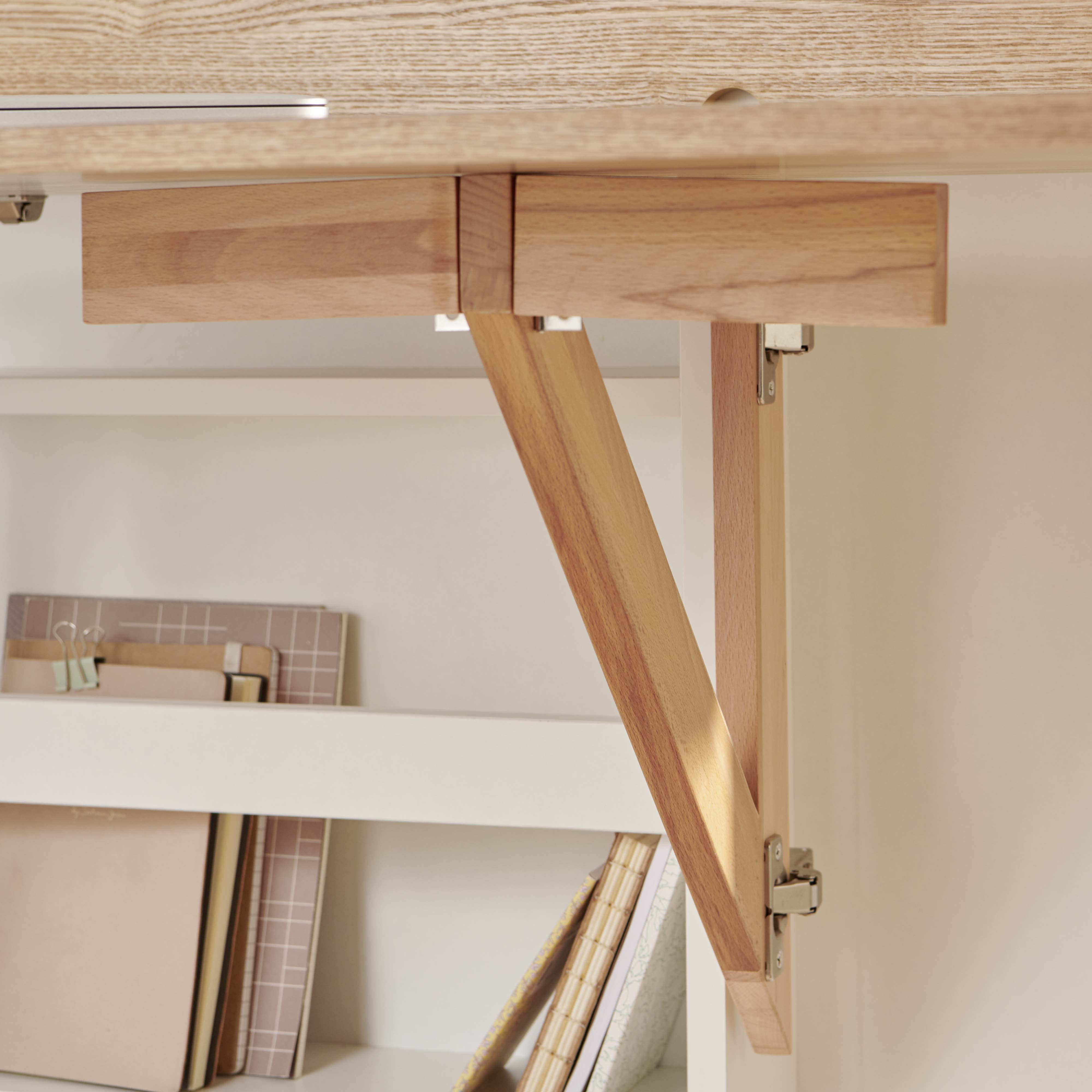 Bureau Bois Design 100 cm  U-LINE