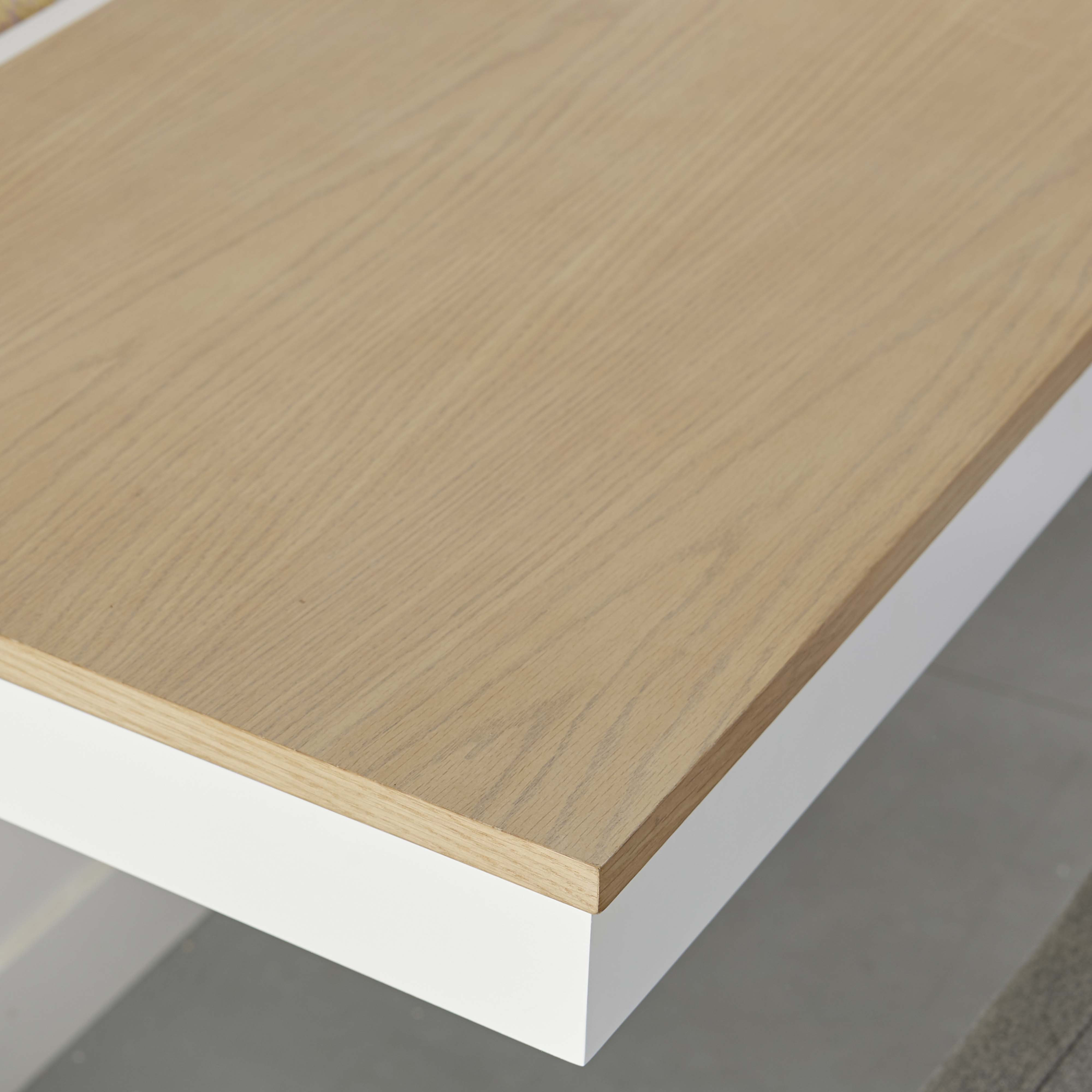 Bureau Bois/Blanc Design Suspendu 120 cm HANG
