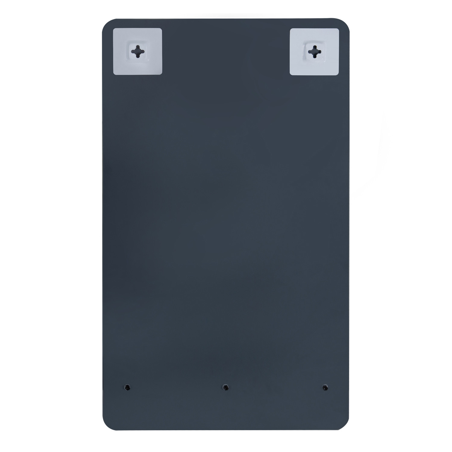 Meuble lave-mains Métal Noir SAO + robinet noir  + miroir tablette noire  .